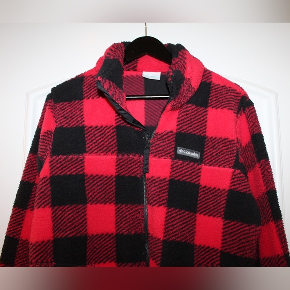 Columbia Buffalo plaid fleece jacket (women’s XL) (NWT) - Picture 2 of 11